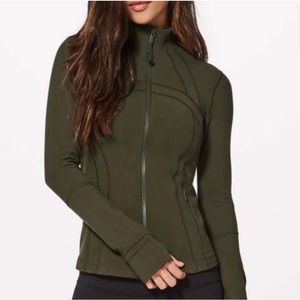 Lululemon define jacket olive green size 4